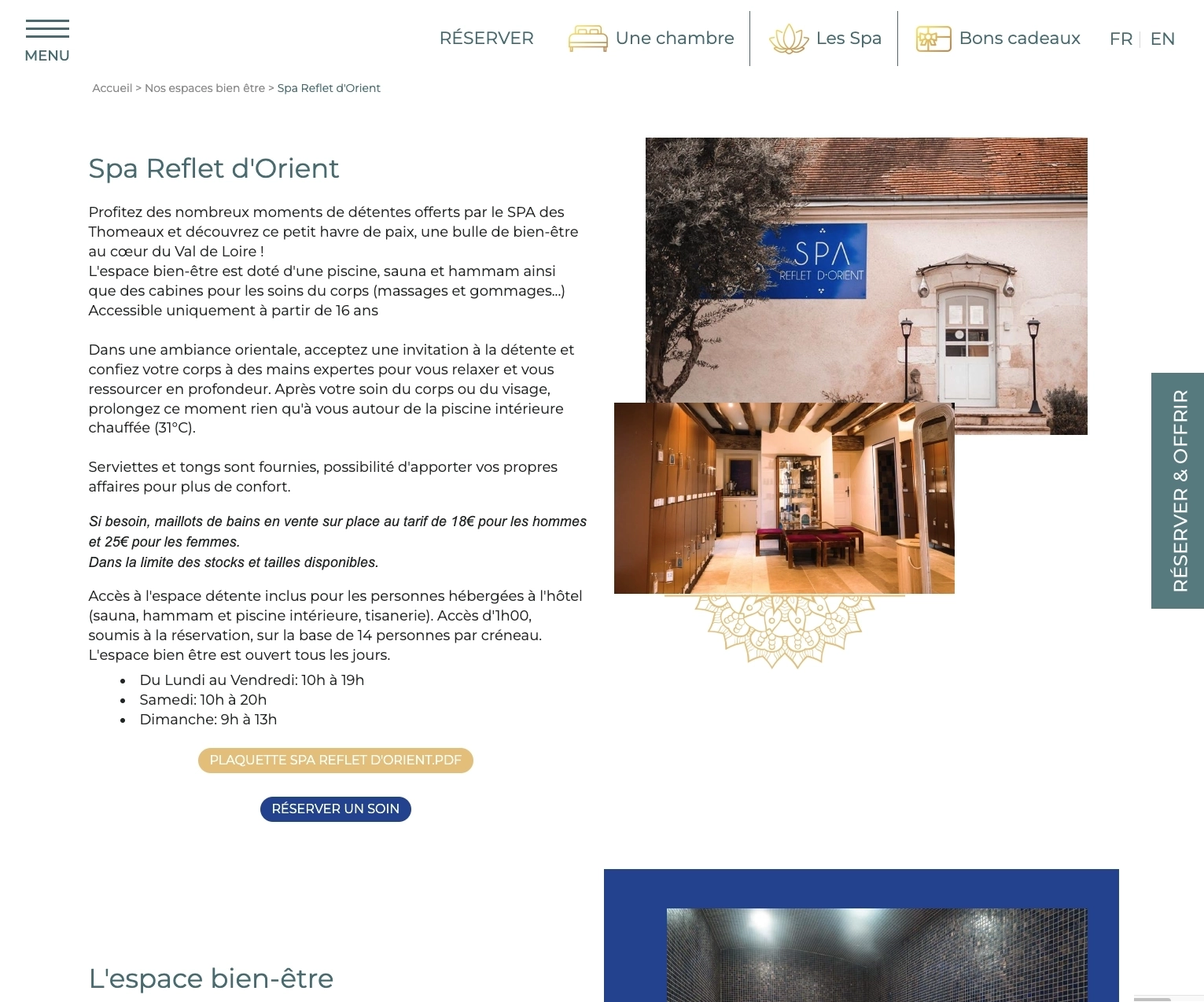 webdesign - Le domaine des Thomeaux - unifypixels.com agence digitale